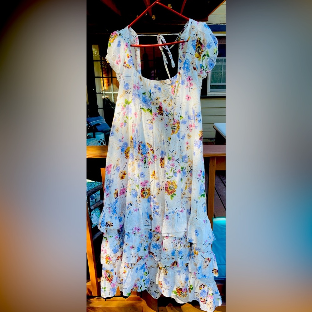 Sundress  by anthropology floral size L